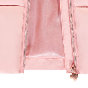 Doudoune sans manches uni en toile mat pour fille  