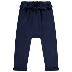 Jogging in fleece met ruches voor meisjes 