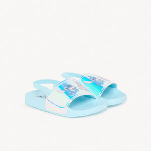Iridescente slippers Stitch & Angel Disney voor meisjes - met bandje volgens de maat 