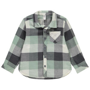 Chemise manches longues à carreaux pour bébé garçon 