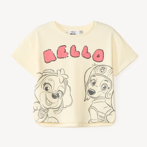 T-shirt met korte mouwen Stella en Liberty van de Paw Patrol voor meisjes. 