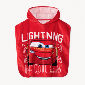 Badcape van Flash McQueen Cars Disney voor jongens 