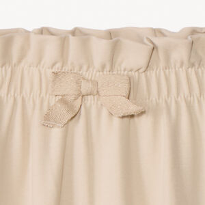 Joggingbroek in fleece met elastische taille en volantafwerking voor babymeisje 