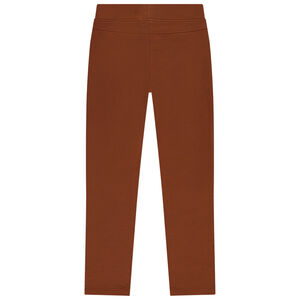 Jegging uni en molleton pour fille  