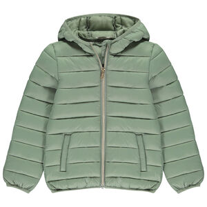 Doudoune fine matelassée à capuche pour fille 