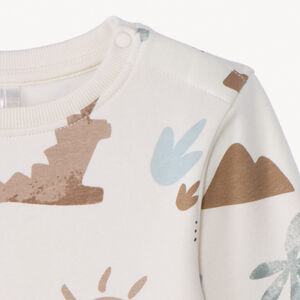 Sweatshirt met dinosaurussen voor babyjongen 