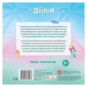 NL/FR – Disney Stitch Tattoo Fun 50 superleuke tattoos +3J / Disney Stitch Tattoo Fun 50 tatouages amusants +3A 