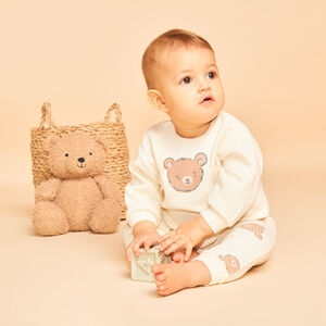 Joggingensemble met honingraat voor baby