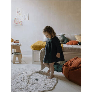 Tapijt katoen wasbaar 130x135cm Animal Bunny 
