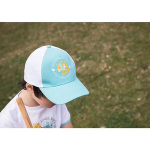 Casquette en twill bicolore pour garçon 