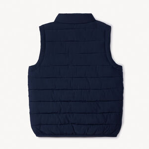 donsjas mouwloos, effen, voor jongens 