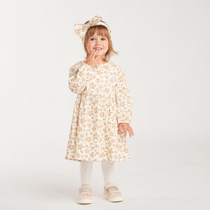 Set van jurk en haarband voor babymeisjes met luipaardprint 