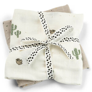 Set van 2 tetradoeken 65x65cm Lalee Zand 