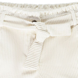 Short en velours côtelé avec ceinture à nouer pour fille 