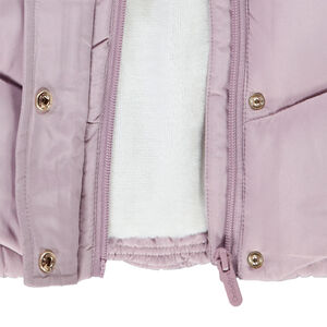 Donsjasje zonder mouwen met kap voor meisjes 