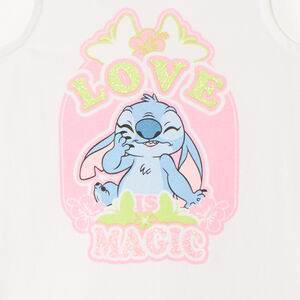 Glitterend Stitch Disney tanktop voor meisjes 