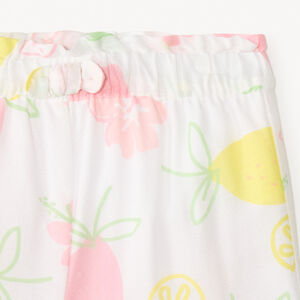Ensemble 2 pièces t-shirt + short imprimé fruité pour bébé fille 