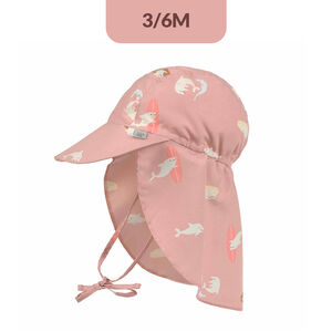 Zonne Cap anti-UV 43-45 (3 tot 6 maanden) Dolphin Peach 