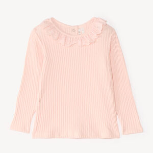 T-shirt met lange mouwen voor meisjes baby met ruches. 