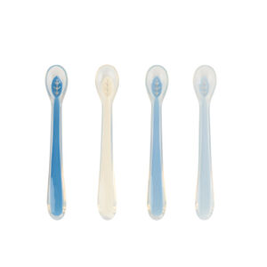 Set van 4 siliconen lepels Yummix - Blauw 