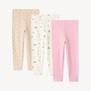 Lot de 3 caleçons longs fantaisie pour bébé fille 