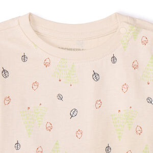 Set van 2 lange mouwen t-shirts met fantasieprint voor babyjongens 