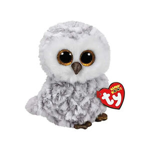 Peluche Beanie Boo's 15 cm Owlette la chouette blanche 