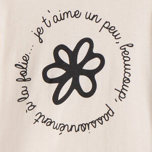 T-shirt met lange mouwen en print voor meisjes 