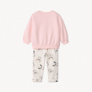Sweatshirt- en joggingset Stitch Disney voor babymeisje 