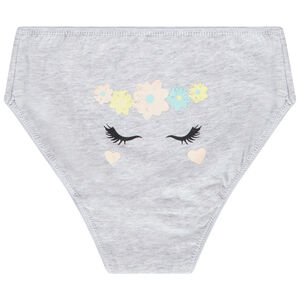 Lot de 5 culottes en coton motif licorne pour enfant fille 