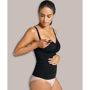 M - Top d'allaitement sans coutures Noir 