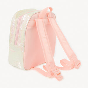 Iriserende bi-materiaal rugzak Stitch & Angel Disney voor babymeisje 