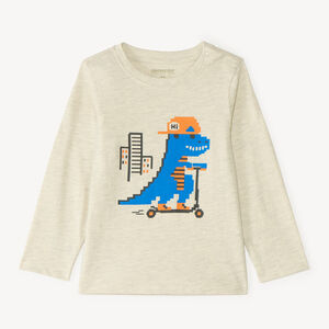 T-shirt manches longues bébé garçon print fantaisie 