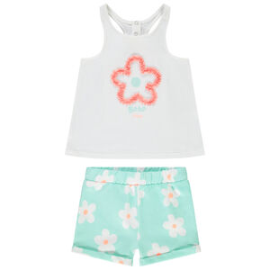 Set van 2 stuks mouwloos topje en short voor baby meisje 