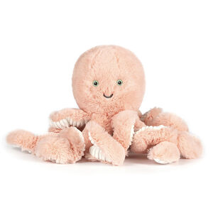 Peluche Little Cove le poulpe 22 cm - Rose 