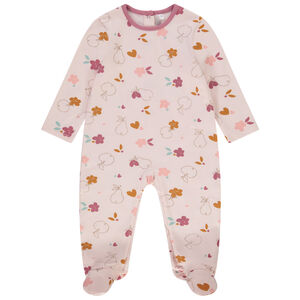 Pyjama in jersey met fruitprint voor meisjes 