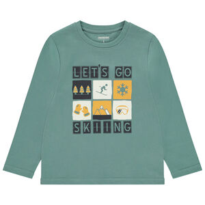 T-shirt manches longues print fantaisie pour garçon 