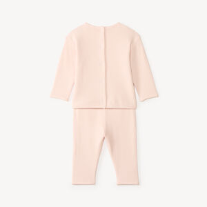 Jogging set met geborduurde teddybeer voor babymeisjes 