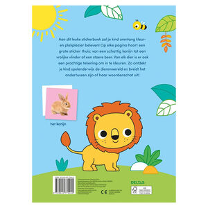 Boek NL Kleur- en stickerboek Lieve Dieren 3/5J 
