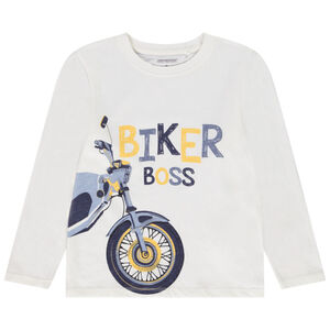 Lange mouwen T-shirt in jersey print summer voor jongen 