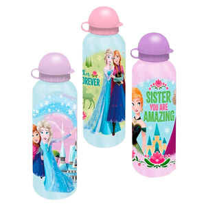 Gourde alu 500ml Reine des neiges Ass. 