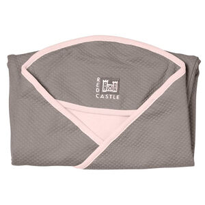 Couverture enveloppante Babynomade T2 - Taupe/Rose 