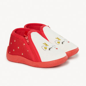 Chaussons bottillons renne de Noël pour bébé fille 