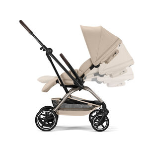 Poussette à siège rotatif Eezy S Twist+ 2 - Almond Beige 
