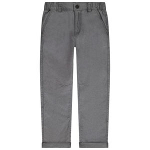 Chinobroek met elastische tailleband jongens 