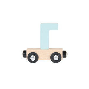 Houten "GAMMA" wagon - grijsblauw 