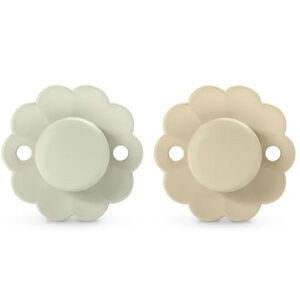 Fopspeen Wonder silicone Almost Aqua/ Whitecape Grey 0/6M 2stks 