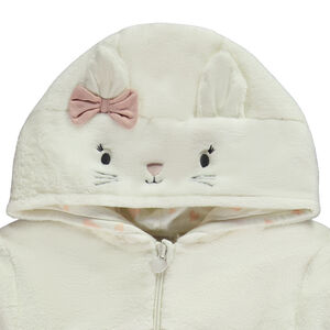 Surpyjama en sherpa avec capuche fantaisie chat pour fille 