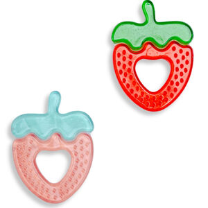 Lot de 2 Anneaux de dentition réfrigérant Fraise 