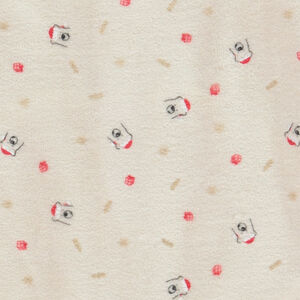 Dors-bien en velours imprimé Noël pour bébé avec ouvertures différentes selon l'âge 